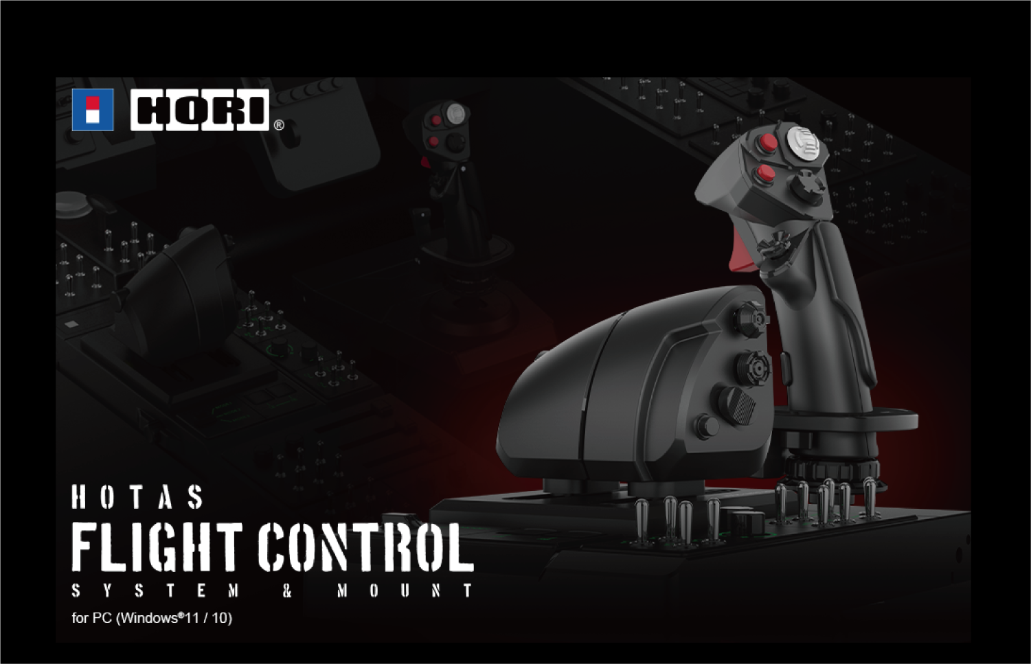 株式会社 HORI | HORI HOTAS Flight Control System & Mount for PC