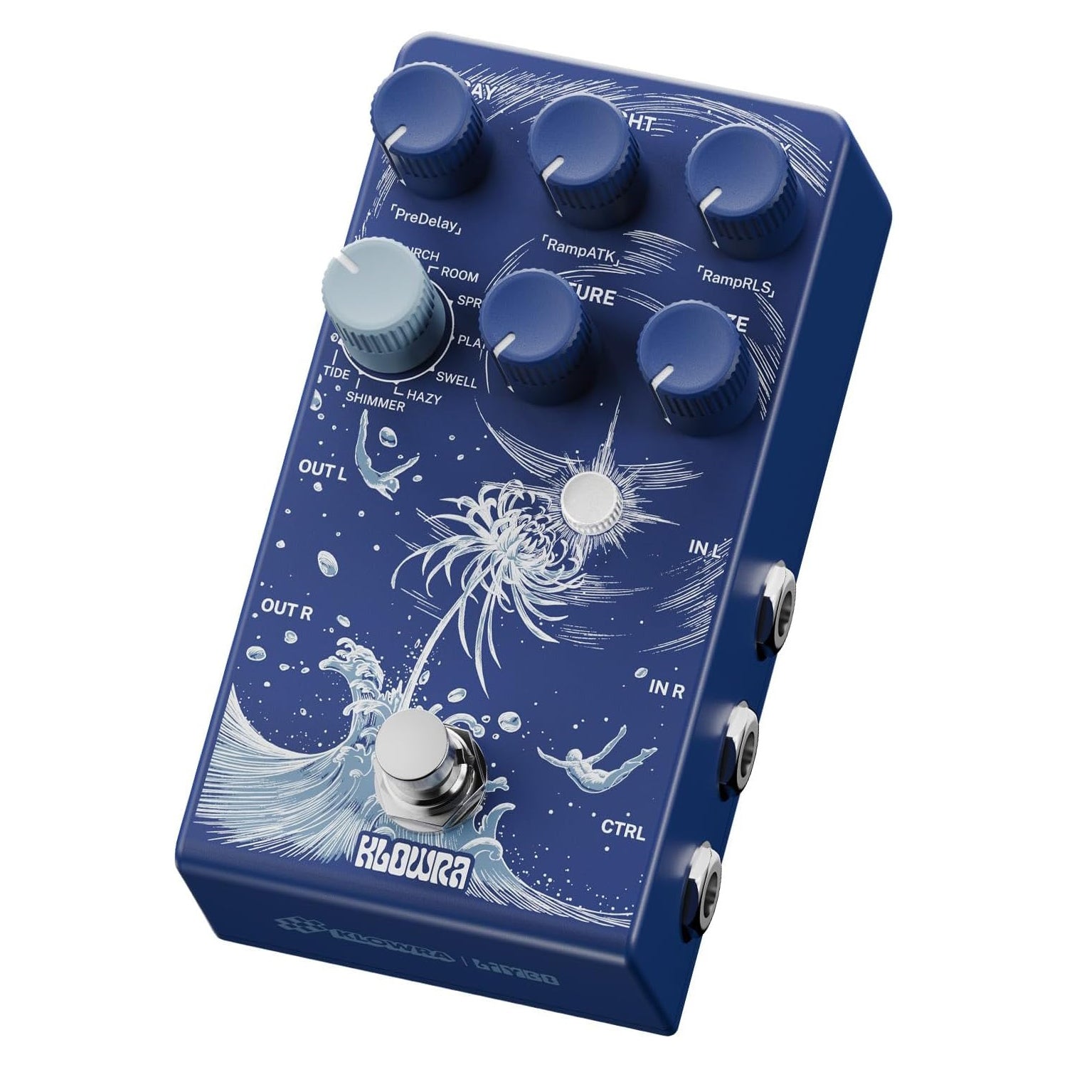 正規代理店】KLOWRA Limbo Reverb ステレオリバーブ／ギターペダル