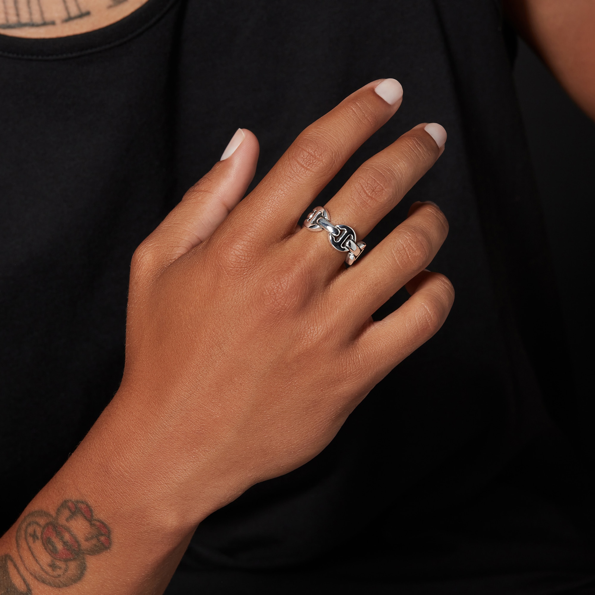 BRUTE CLASSIC TRI-LINK｜silver｜Ring｜HOORSENBUHS(ホーセンブース