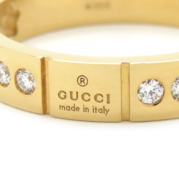 グッチ GUCCI アイコン スター ダイヤリング イエローゴールド K18YG