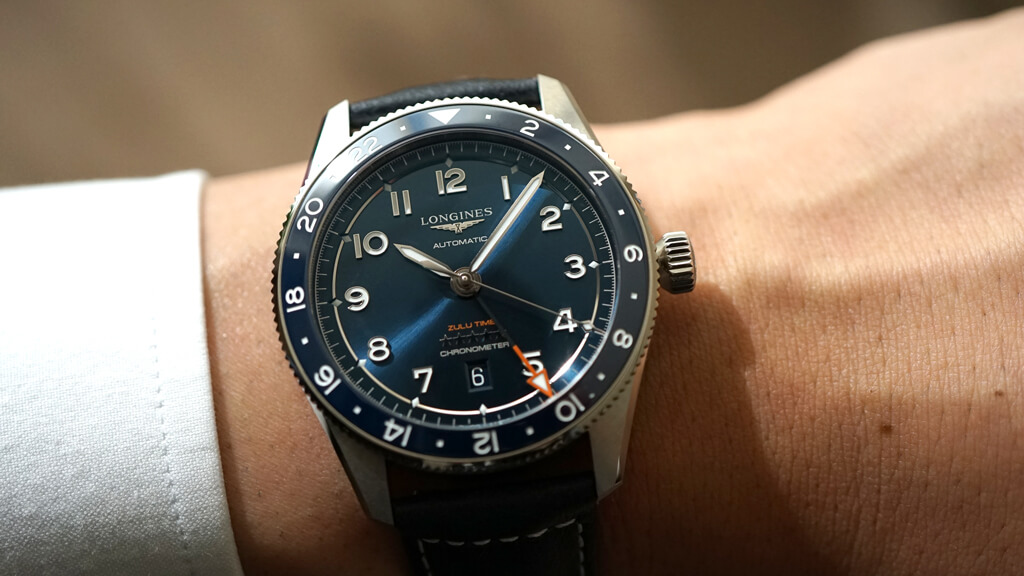 ロンジン スピリット L3.812.4.93.2】レトロ感漂うブルーのスポーツ