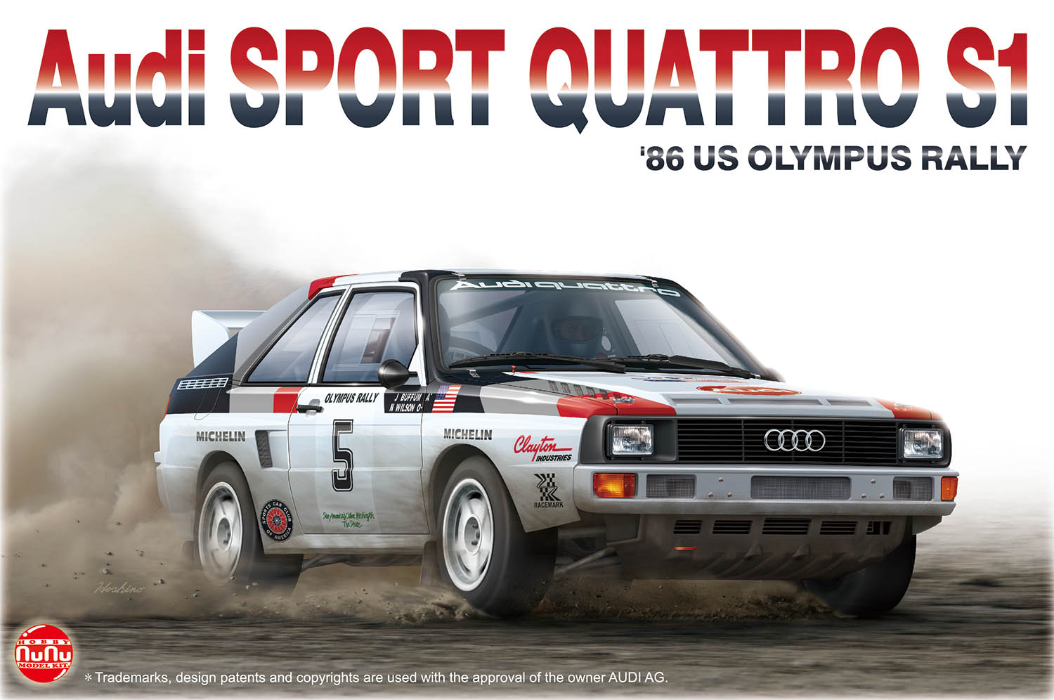 1/24 アウディ スポーツクワトロ S1 1986 US オリンパスラリー