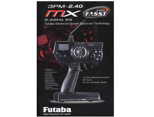 フタバ 3PM-2.4G MX T/R SET ドリフト ツーリング GP クローラー