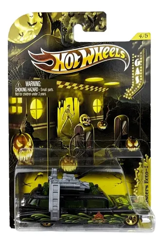 Hot Wheels Ghostbusters Ecto-1 - Happy Halloween Preto | MercadoLivre