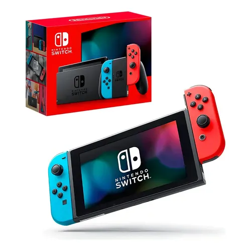 Console Nintendo Switch 32gb Azul/vermelho Neon V2 (Novo com caixa