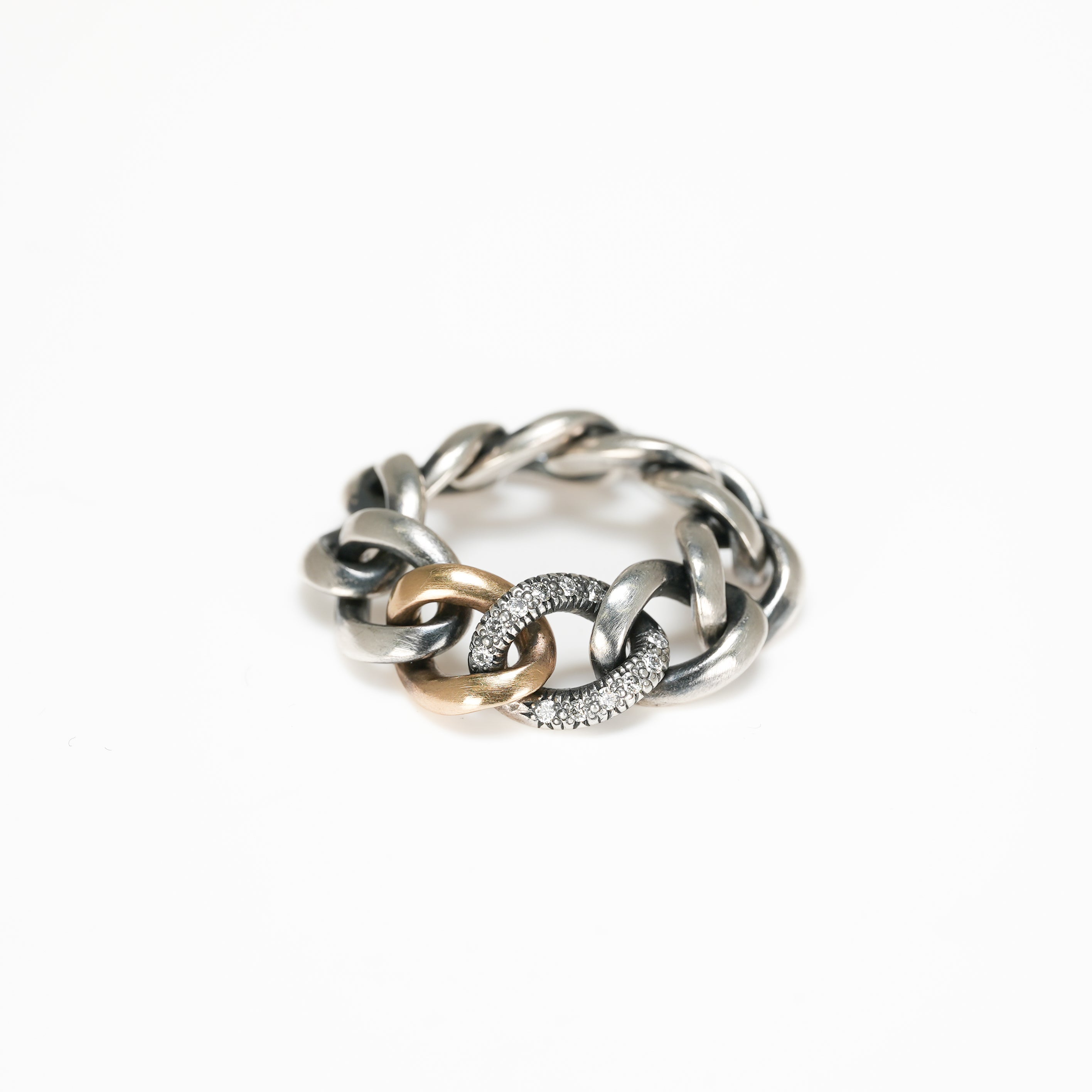 HUMETE CHAIN RING [MR-R1S-COM] リング シルバー チェーン