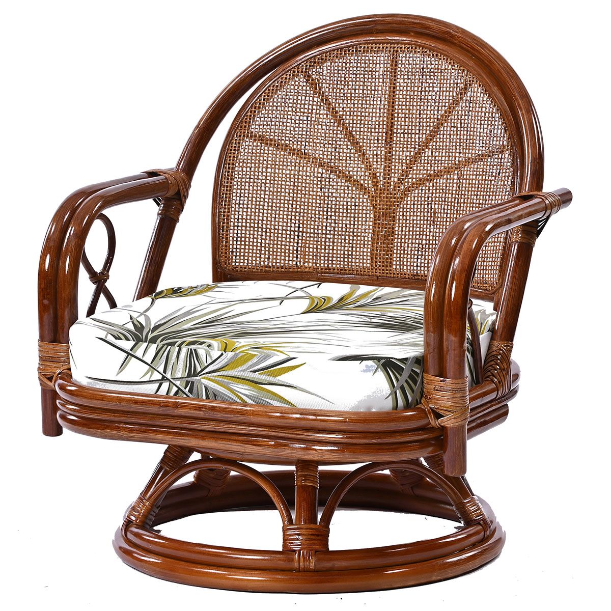 C622HR｜サンフラワーラタンのラタン回転チェア