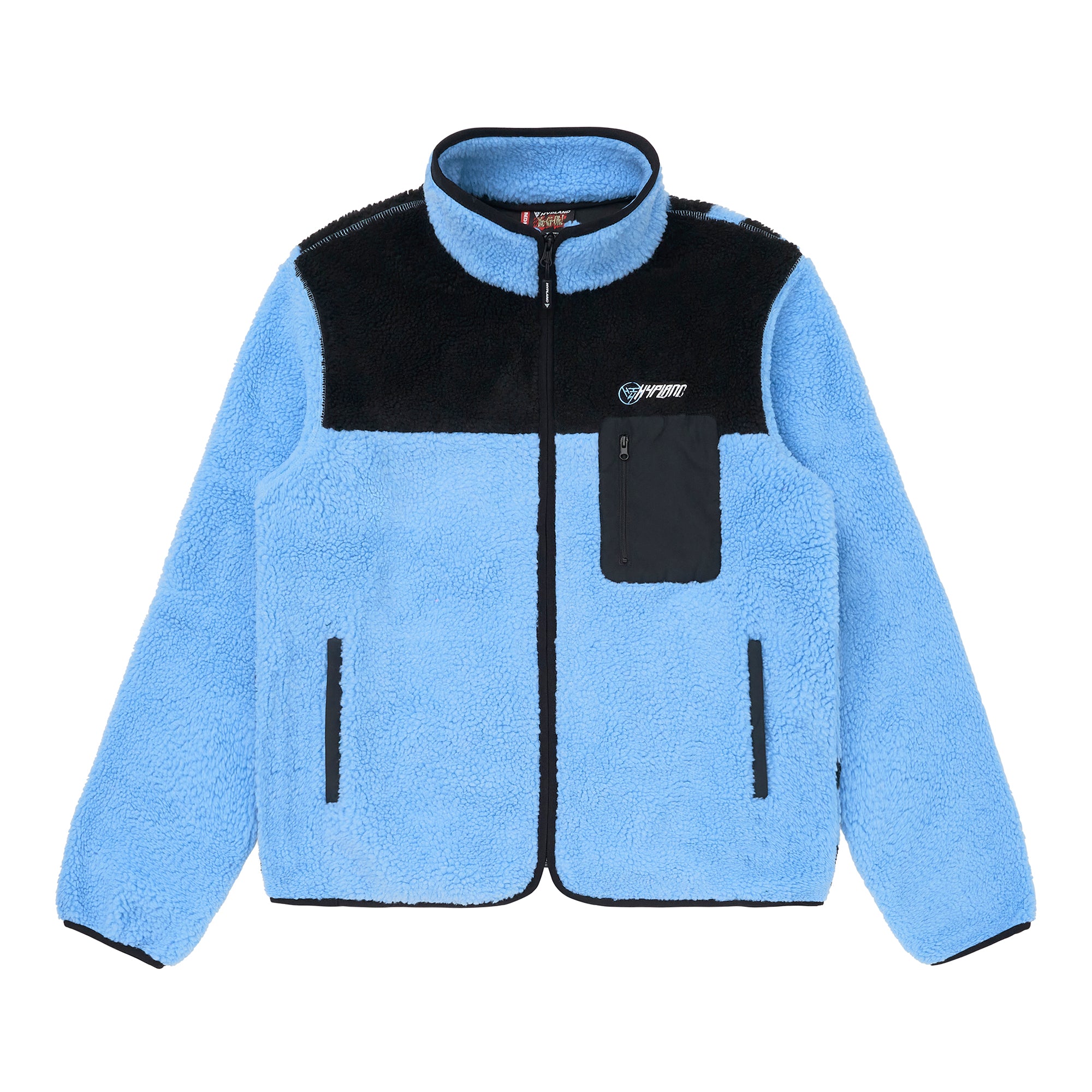 YUGIOH BLUE EYES SHERPA JACKET (LIGHT BLUE) – Hypland