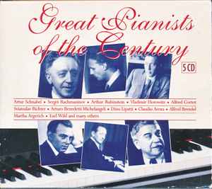 Great Pianists Of The Century – Box Set 5 x CD, 2001 [r15728827