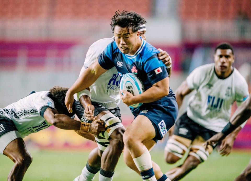 ラグビー日本代表 フィジーに敗れ準V 最大23点差の劣勢から挽回も