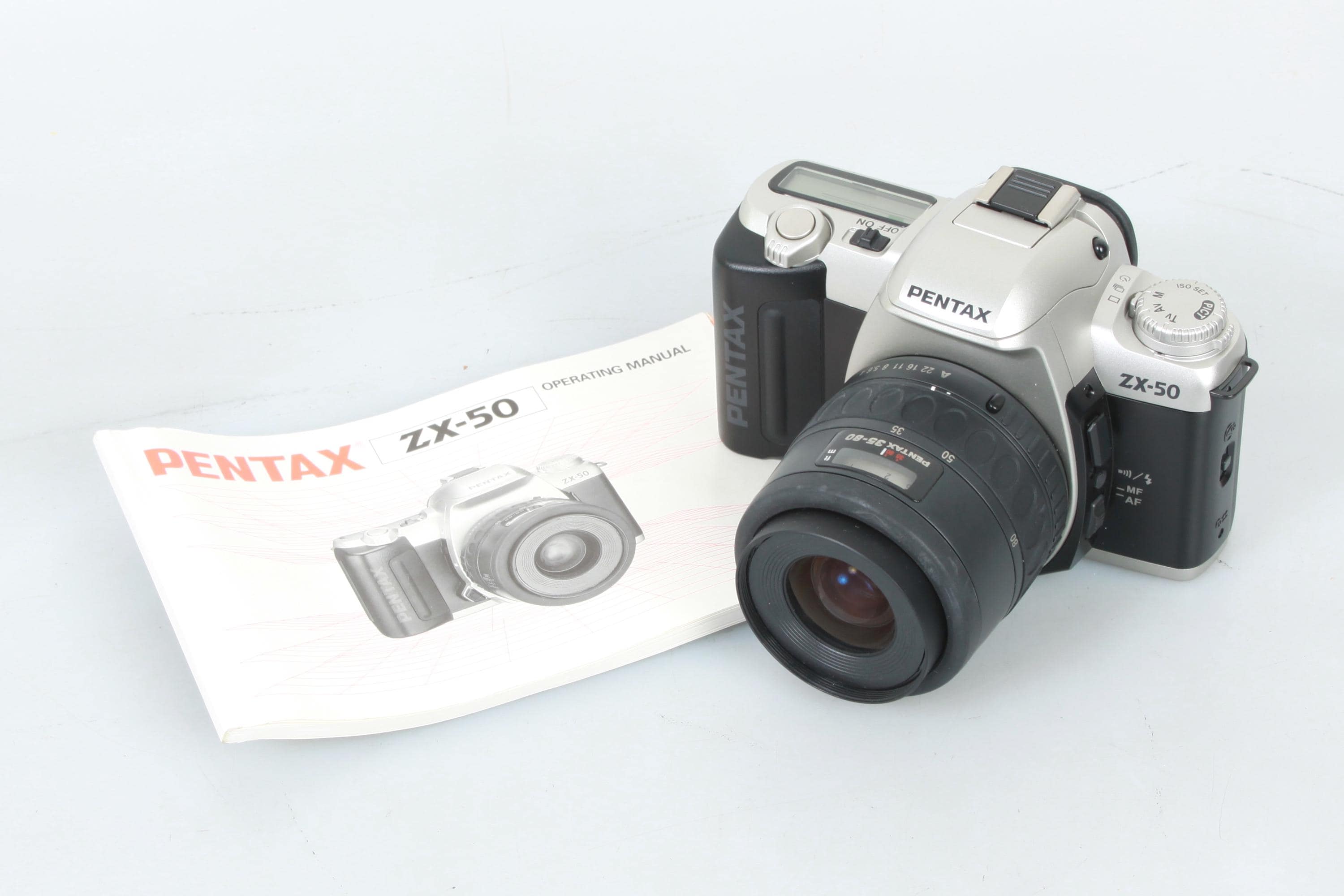 ペンタックス ZX-50 35 mm 一眼レフフィルムカメラ & 35-80 mm ズーム