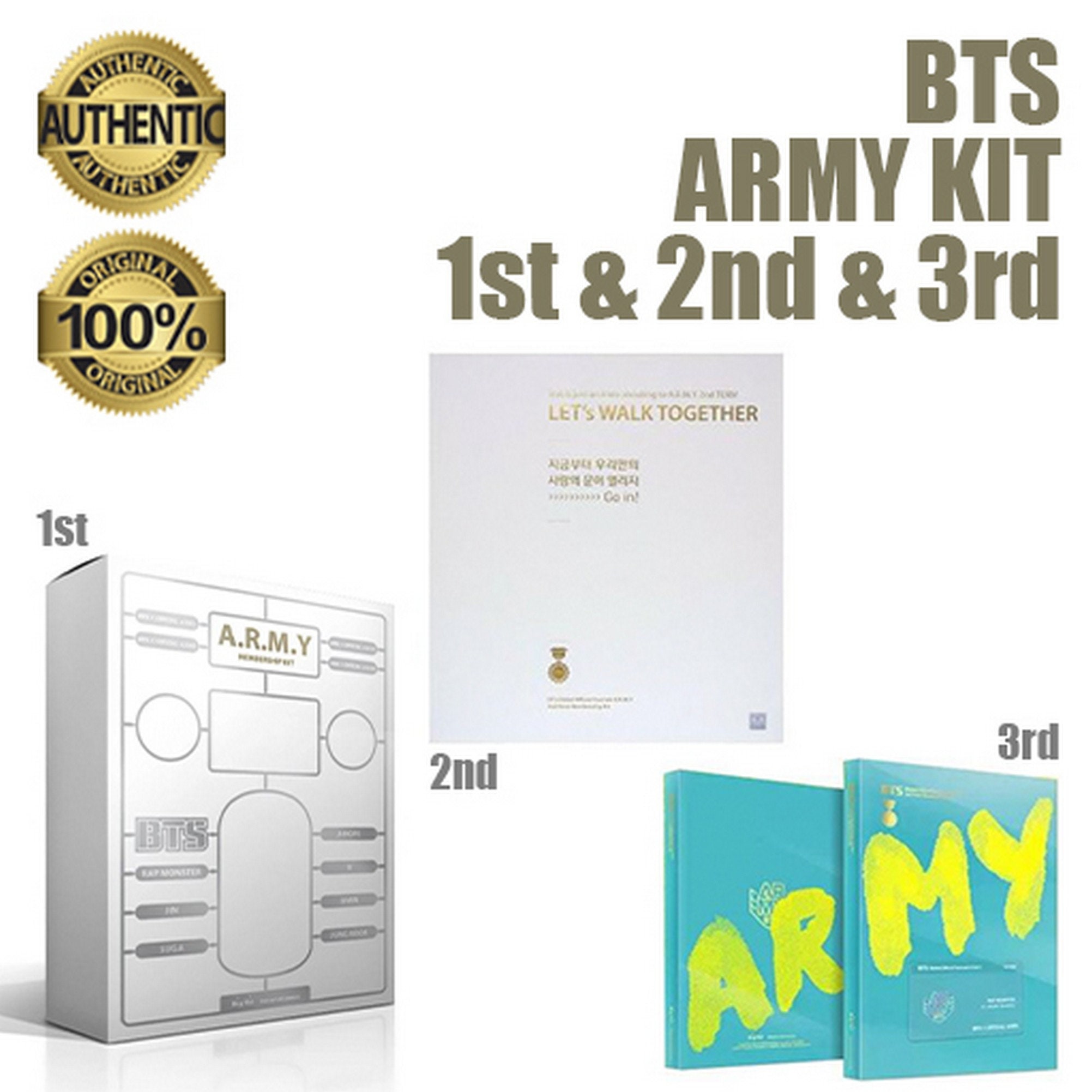 BTS Army Kit 1st, 2nd & 3rd Series Collection - Etsy