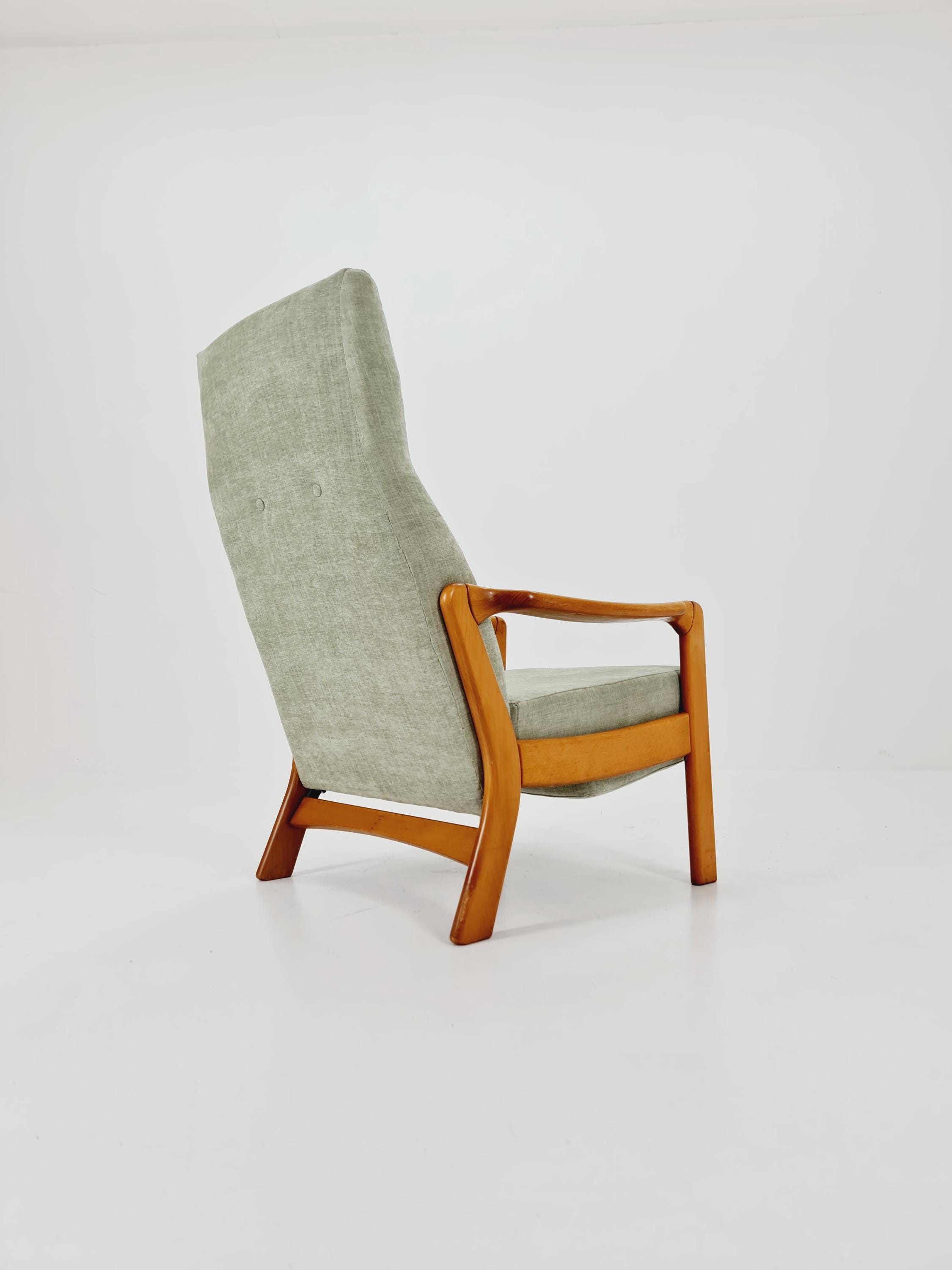フットレスト付きドイツ製ラウンジチェア、1950年代 - Etsy 日本