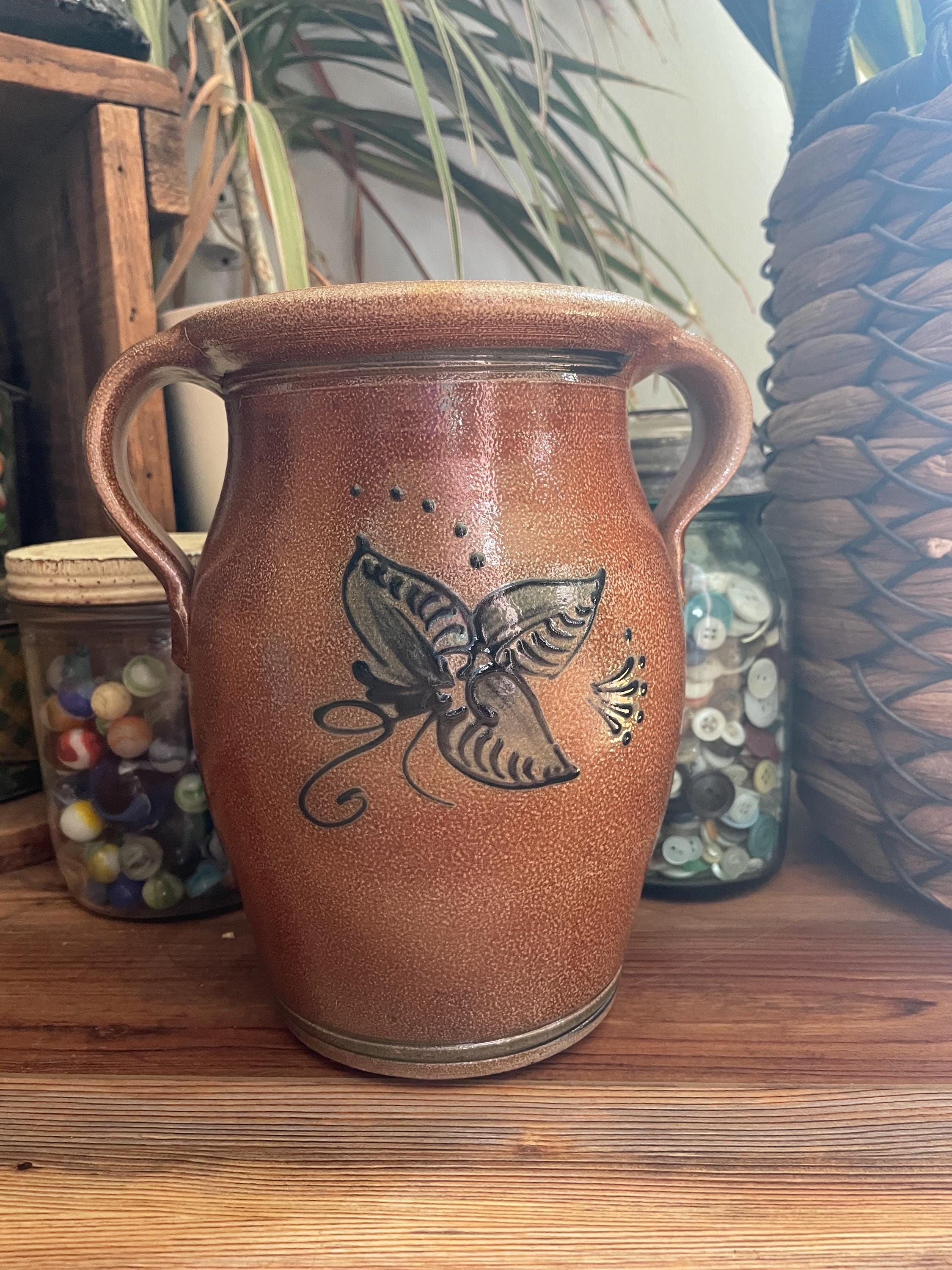 USA【Rowe Pottery】ローポタリー ピッチャー 水差し カントリー