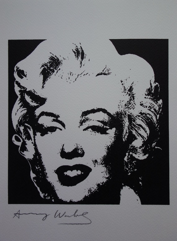 Fine POP ART Marilyn Monroe Limited Edition Silkscreen Serigraph