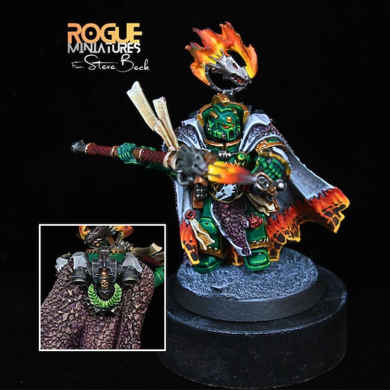 Vulkan He'stan Salamander Chapter Master*fine DETAIL* Commission