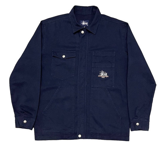 Vintage Stussy International S80 Jacket Indigo - Etsy