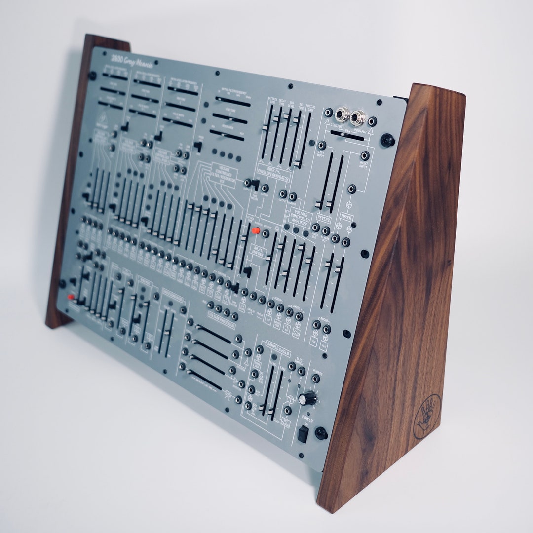 Behringer 2600 Stand / 8u Desktop Synth Rack / Solid Oak Stand for
