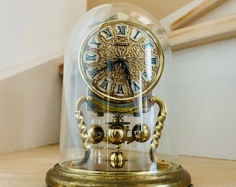 Vintage Hettich 400-day Torsion Clock - German Anniversary Mantel