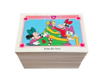 72 Disney Minnie N Me 1991 Trading Card Set - 72 Cards - Etsy