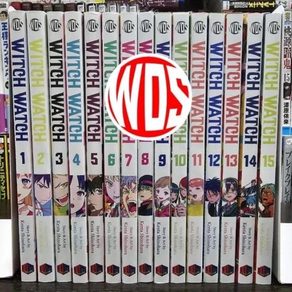 Witch Watch Manga English Vol 1-15 Full Set by Kenta Shinohara