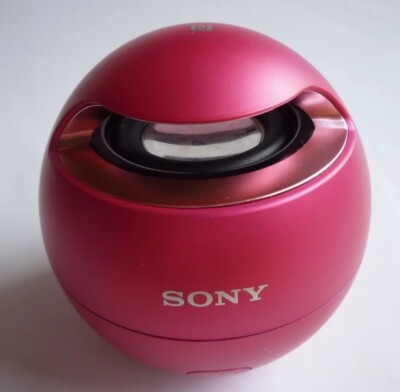 Sony SRS-BTV5 Wireless Portable Speaker Bluetooth Hot Pink Ball