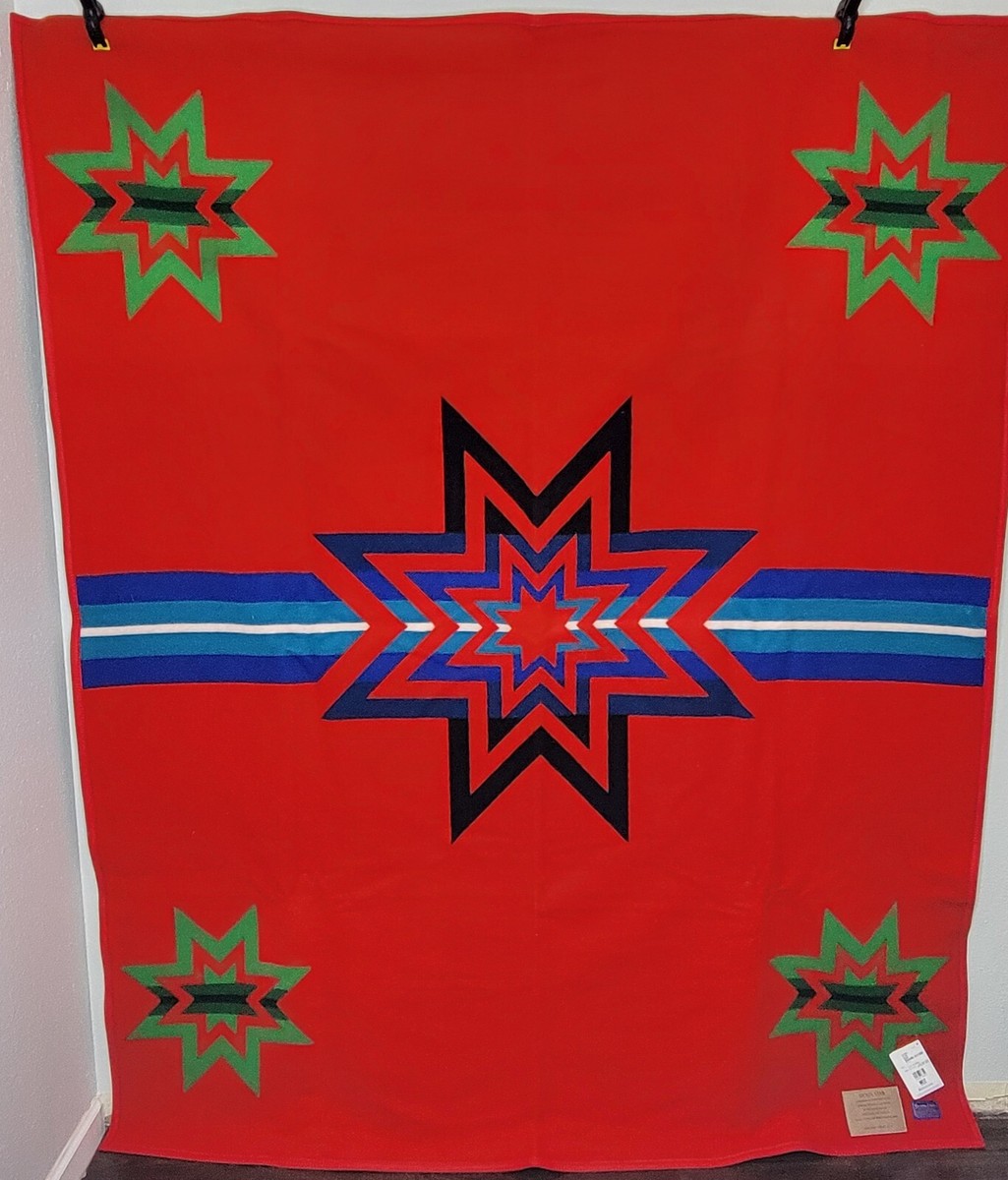 Pendleton Beaver State Sioux Star Wool Blanket 80