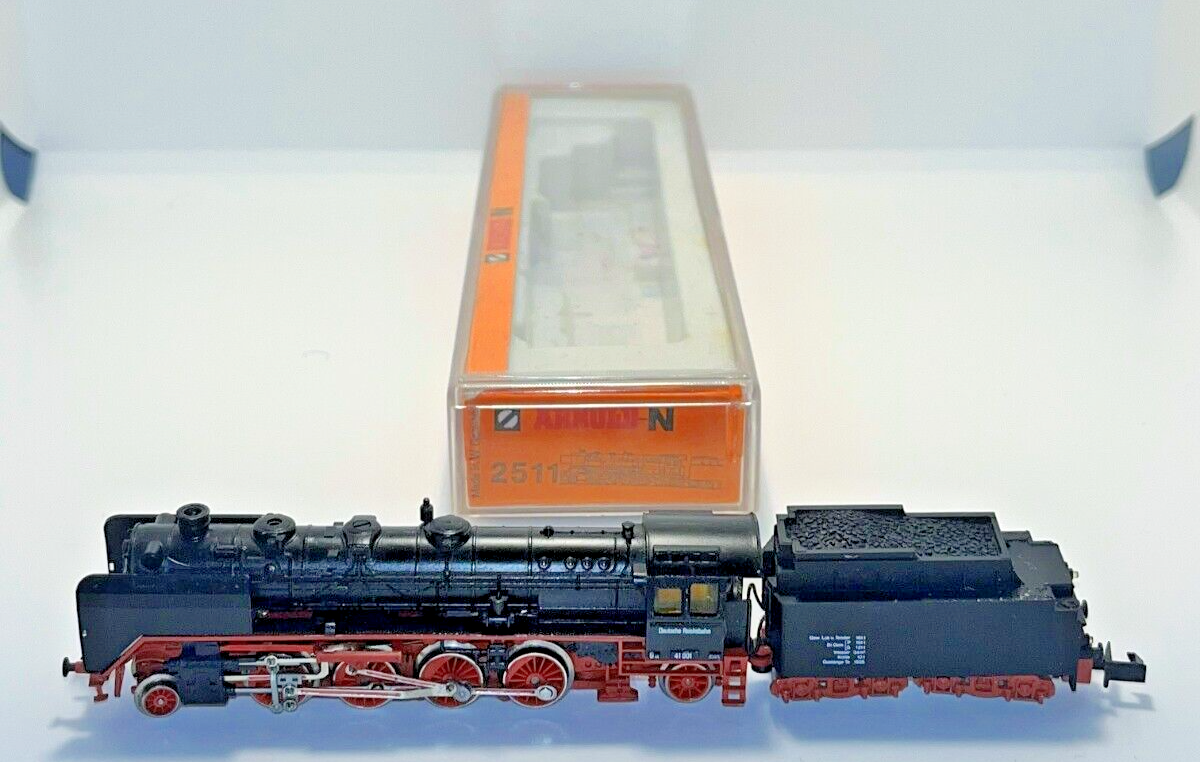 N Scale Arnold 2511 BR 41 Steam Locomotive With Smoke & Tender