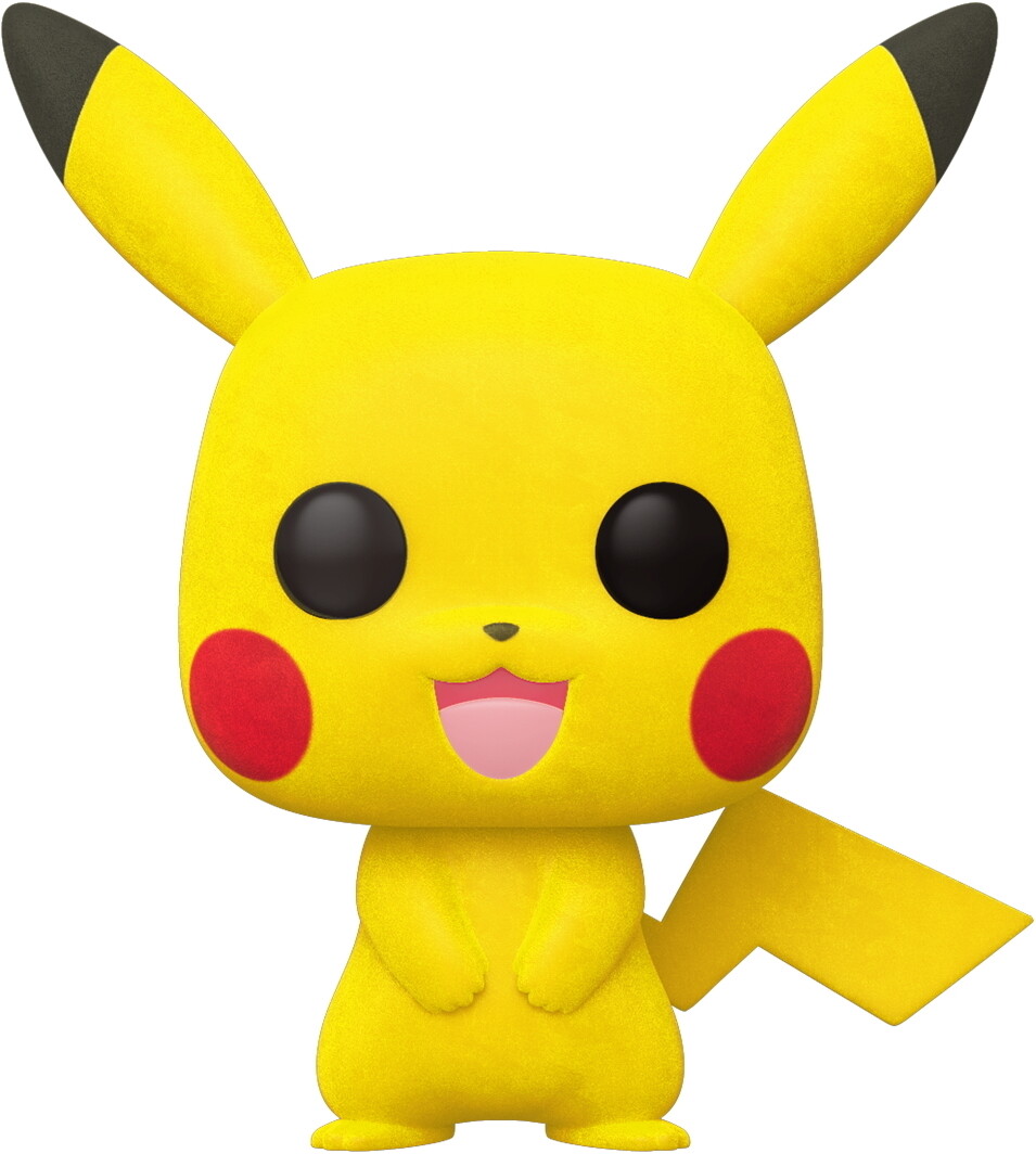 Pokemon - Pikachu 353 Flocked Funko Club Exclusive Only Gamestop