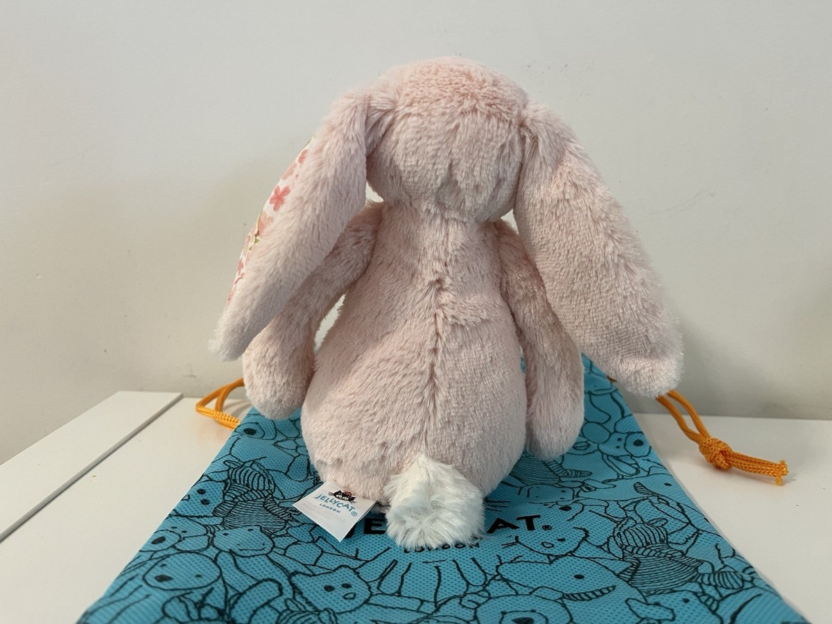 Jellycat Small Blossom Blush Bunny 'Cherry' Plush W/DustBag 100