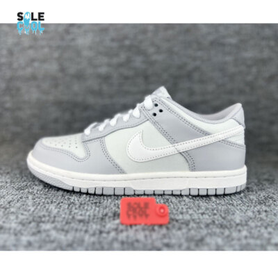 Nike Dunk Low GS Pure Platinum Wolf Grey Shoes DH9765-001 | eBay