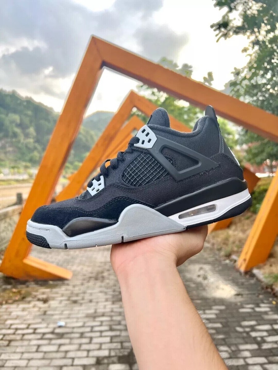 Size 9 - Jordan 4 SE Black Canvas | eBay