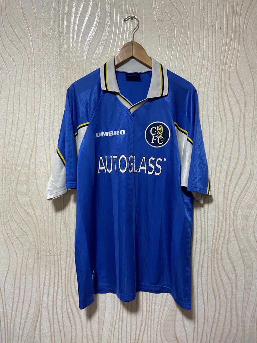 CHELSEA 1998 1999 HOME FOOTBALL SHIRT SOCCER JERSEY UMBRO sz XXL