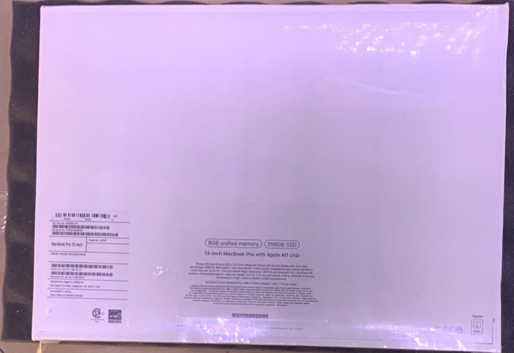 Apple MacBook Pro 13 in 2020 Space Gray/Apple M1 3.2 GHz, 256 GB 8
