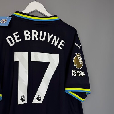 NWT MANCHESTER CITY 2024 2025 AWAY FOOTBALL SHIRT JERSEY UCL #17