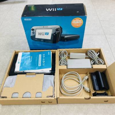 Nintendo Wii U Premium Set 32GB Black Japanese Region Code | eBay