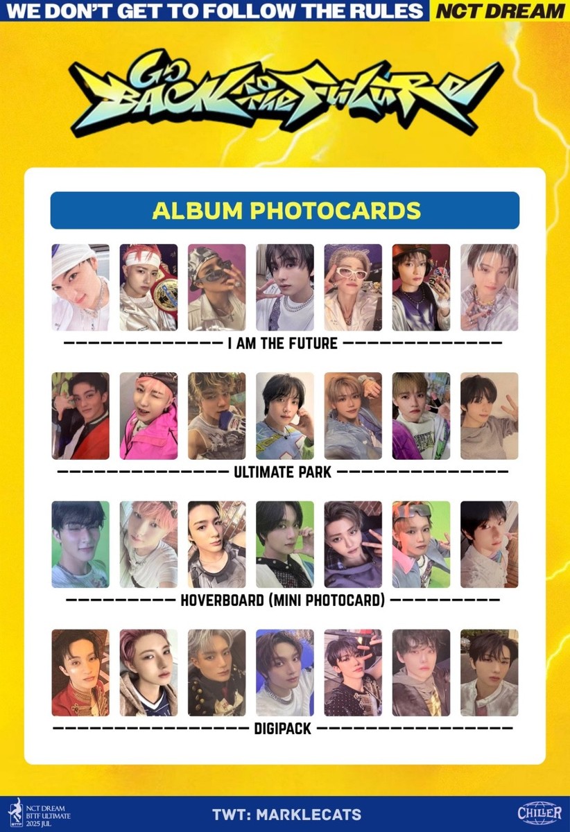 NCT DREAM ALBUM 'GO BACK TO THE FUTURE' OFFICIAL PHOTOCARD ALBUM