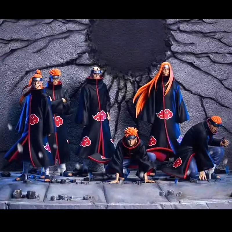Naruto Akatsuki Anime Figure Set - 37cm Collectible Figures
