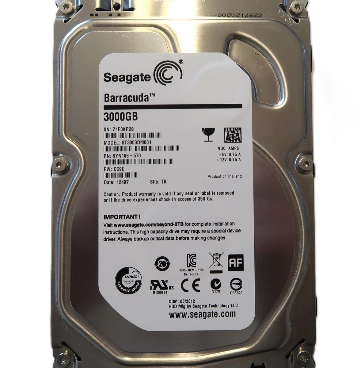 Seagate Barracuda St3000dm001 3tb for sale | eBay