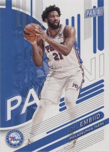 JOEL EMBIID 76ERS 2024-25 PANINI SELECT CONCOURSE BLUE CRACKED ICE