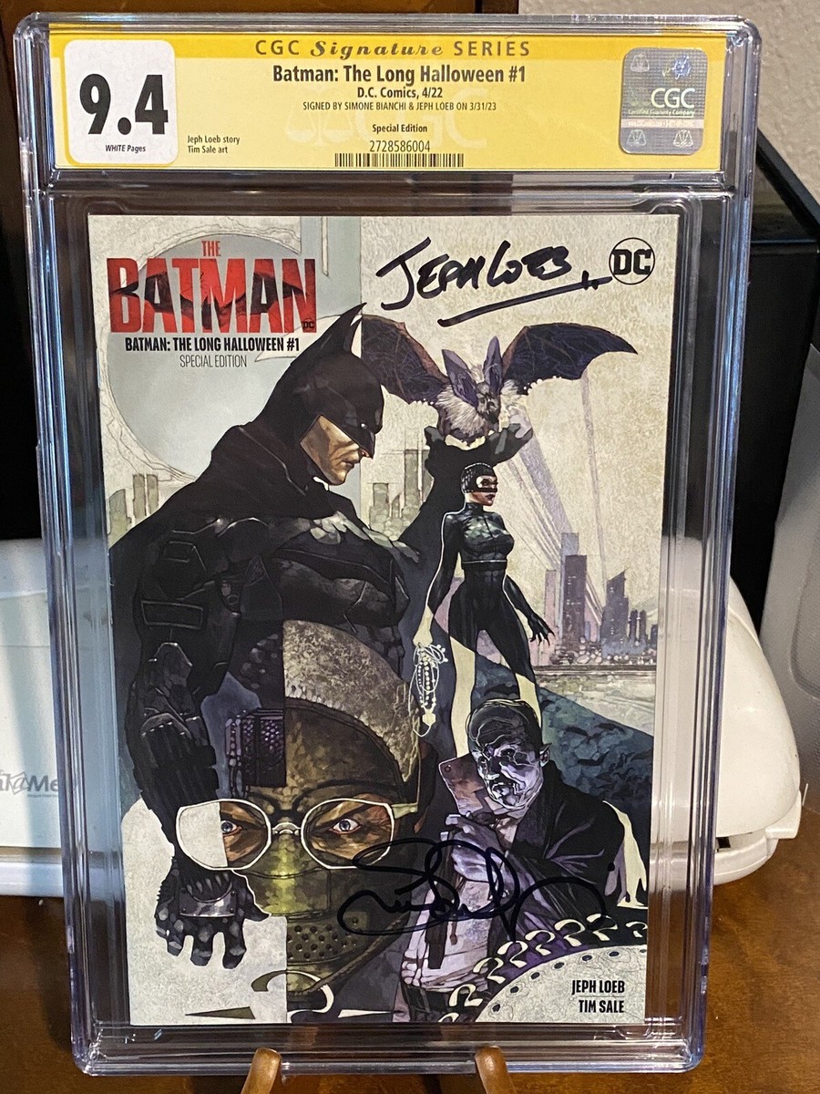 Batman Long Halloween #1 IMAX Promo CGC 9.4 Signed By Jeph Loeb