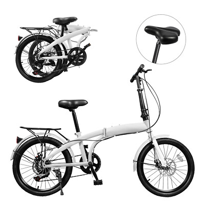 20 inch Folding Bike with 7 Speed Gears Foldable Bicycle