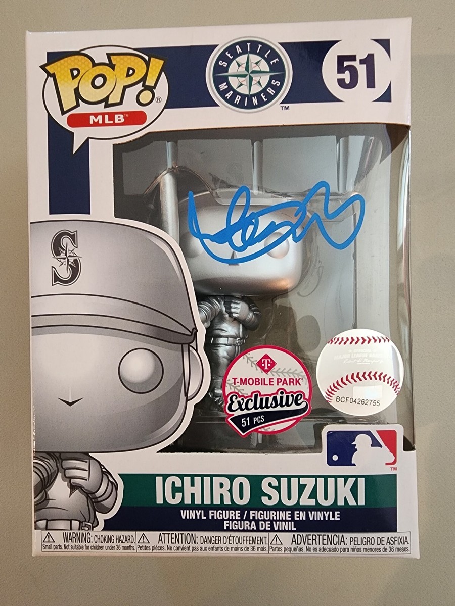 Ichiro Suzuki Funko Pop! - Silver 1/51 - Exclusive Autograph 51