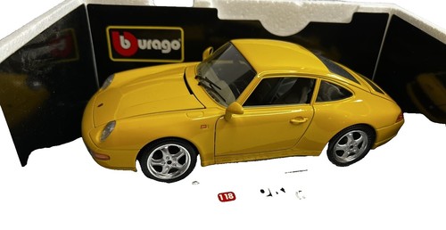 Burago | Porsche 911 | Carrera | 1993 | 1/18 DieCast | Black