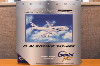 1:400 GeminiJets El Al Israel Airlines Boeing 747-400 4X-ELD