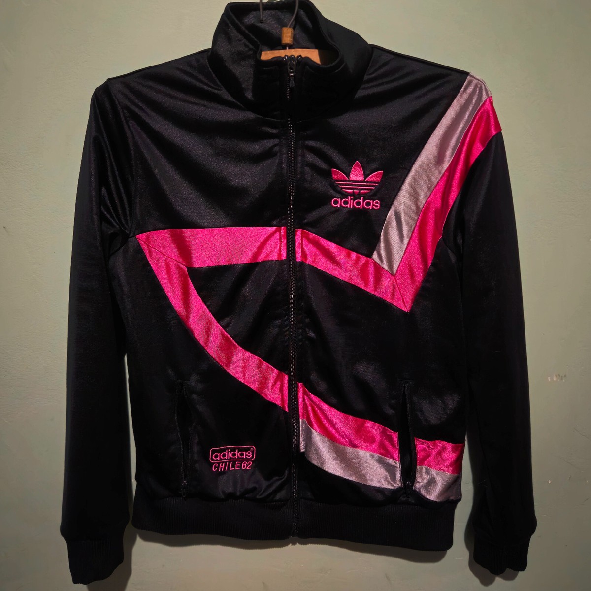 rare vintage Adidas Chile 62 track jacket woman's S retro active