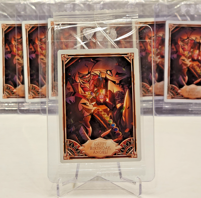 Hazbin Hotel Trading Card - Happy Birthday Angel - Foil Promo PR