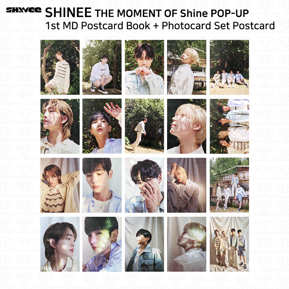SHINee The Moment of Shine Pop Up 1st MD Postcard Book Onew Key