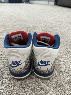 Nike Air Jordan 3 Retro OG True Blue Shoes Sneakers Youth Kids