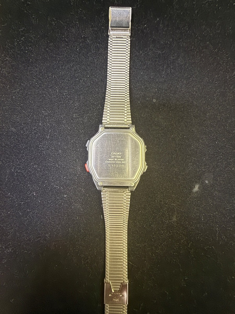 Vintage Casio BP-100 Blood Pressure Monitor Watch | Made in Japan